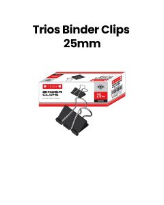 Trios Binder Clips 25mm | TS-BC25-BK