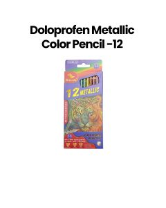 Doloprofen Metallic Color Pencil 12 Color | 2024E-12
