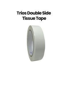 Trios Double Side Tissue Tape 24MM x 12YD | White | TS-DST-2412