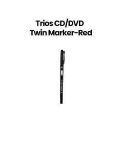 Trios CD/DVD Marker Twin | Black | TS-CDM-508-BK