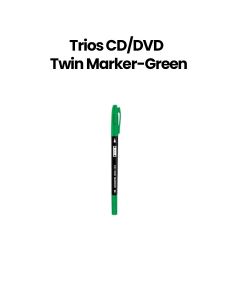 Trios CD/DVD Marker Twin | Green | TS-CDM-508-GN