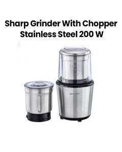 Sharp Wet & Dry Grinder 60ml, Stainless Steel | EM-GP21-S3