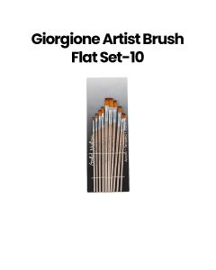Giorgione Artist Brush Flat Set of 10 | G 100F