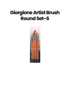 Giorgione Artist Brush Round Set of 6 | G 6050R
