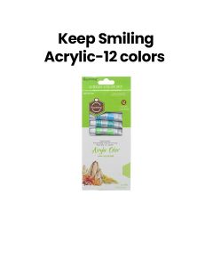 Keep Smiling Acrylic Color 12 Colors | No-7112A