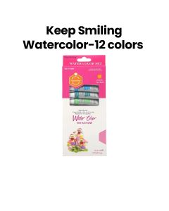 Keep Smiling Water Color 12 Colors | No-7112W