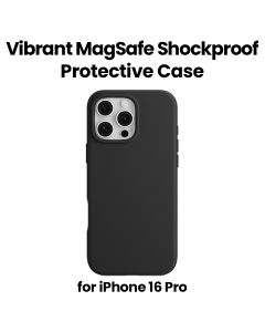 MagEasy Magsafe Shockproof Protective Case for iPhone 16 Pro Black | MPH66P261BK24