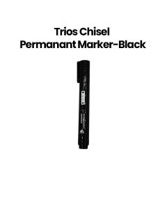 Trios Permanent Marker Black Chisel | TS-PM-408C-BK