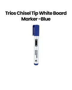 Trios White Board Marker Blue Chisel | TS-WM-308C-BE