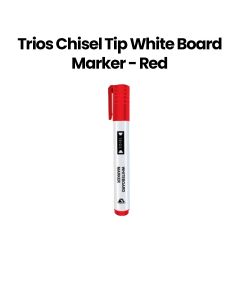 Trios White Board Marker Red Chisel | TS-WM-308C-RD