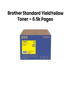 Brother Yellow Standard Yield Toner for HL-L9430CDN, MFC-L9630CDN | 6,500 Pages | TN-871Y