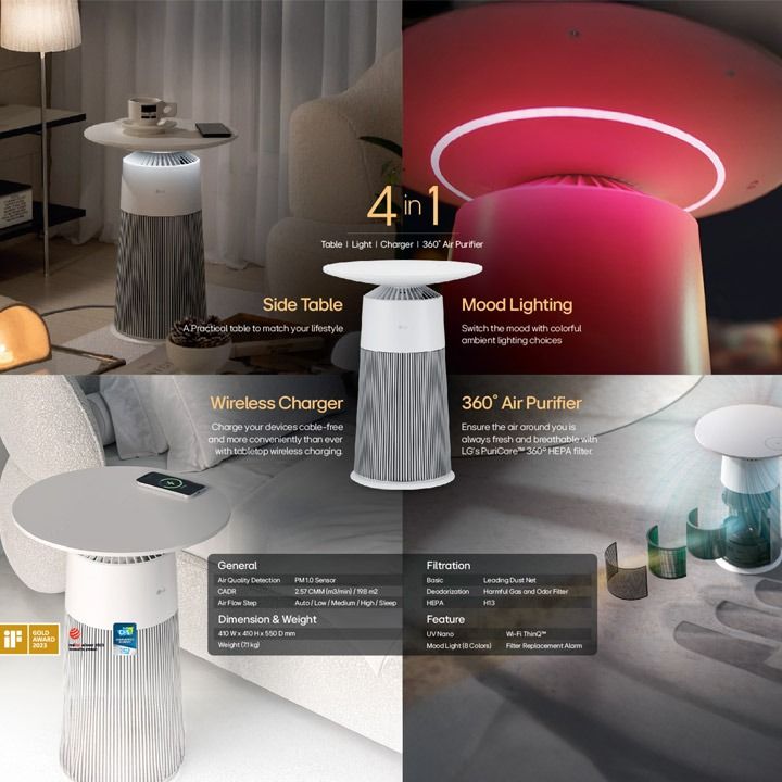 [新品未開封]LG PuriCare AeroFurniture iF Design - LG PuriCare AeroFurniture