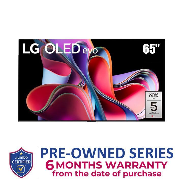 إل جي تلفزيون OLED evo 65 بوصة، سلسلة G3 لعام 2023، 4K ذكي | OLED65G36LA