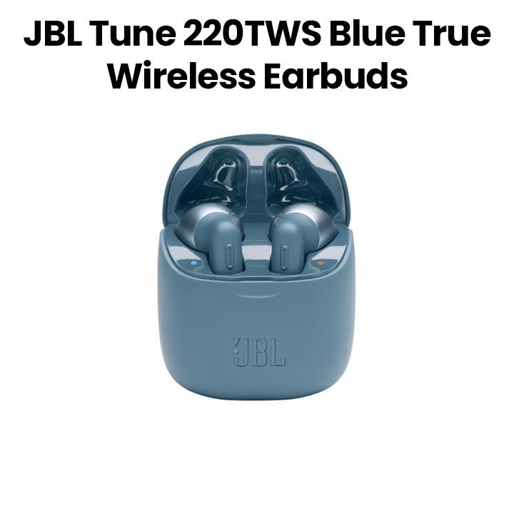 Buy JBL Tune 220TWS True Wireless Earbuds Blue Online in Qatar