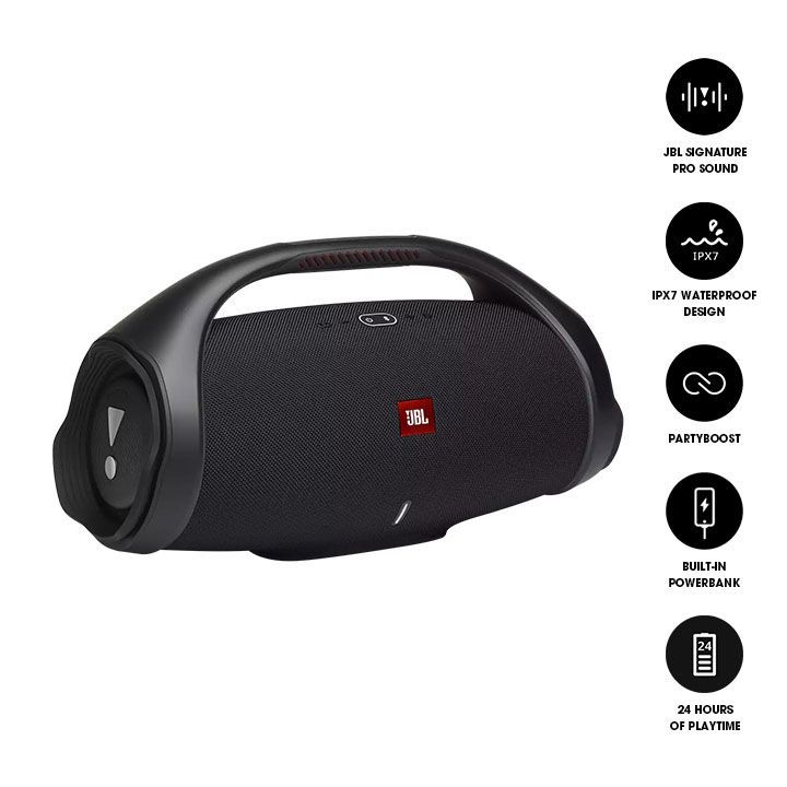 JBL Boombox 2 Portable Bluetooth Speaker - Black