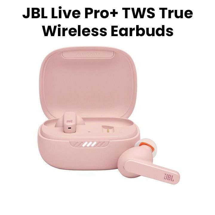 JBL Live Pro+ TWS True Wireless Noise Cancelling Earbuds - Pink