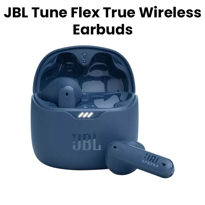 Buy JBL Tune Flex True Wireless Noise Cancelling Earbuds Blue