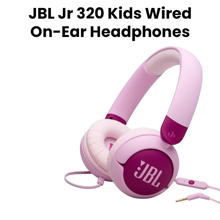Buy JBL Kids On-Ear Headphones Purple JR320 Online in Qatar at