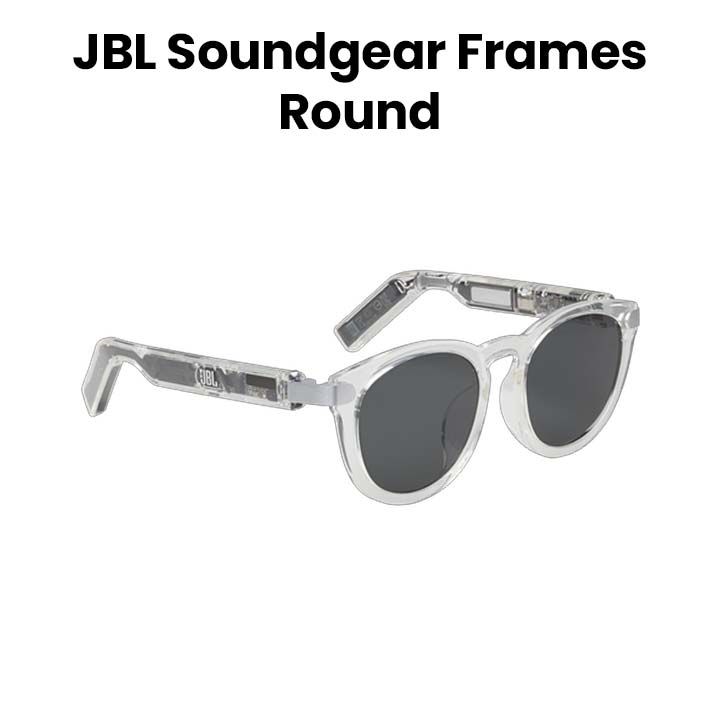 Buy JBL Sound Gear Frames Round Greyish Audio Glasses Black