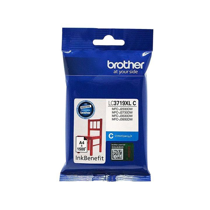 Genuine Brother Ink Cartridge - Yellow | LC3719XLY