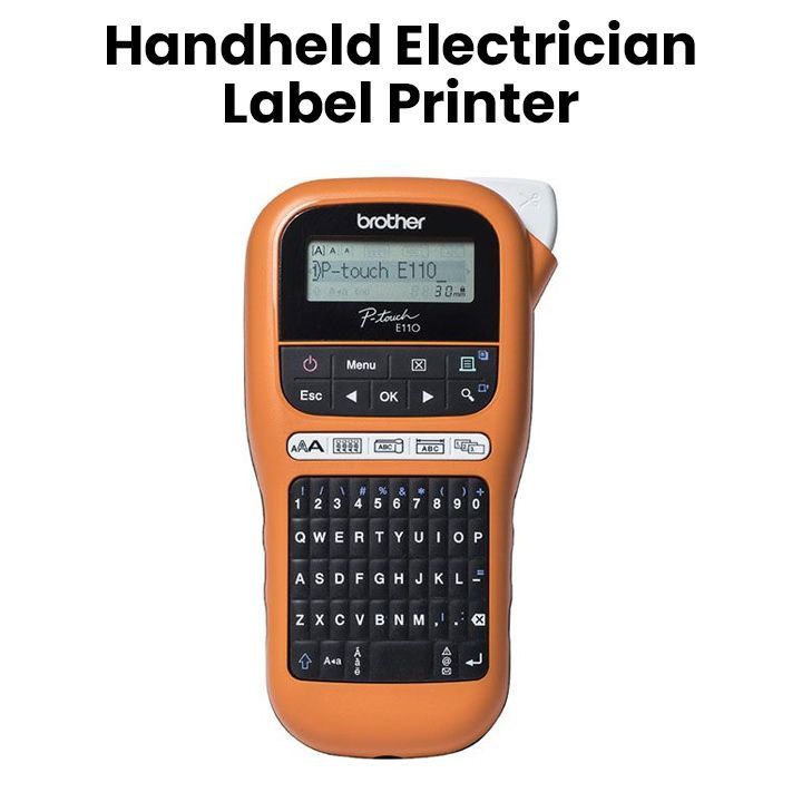 Brother Handheld Electrician Label Printer | PT-E110VP