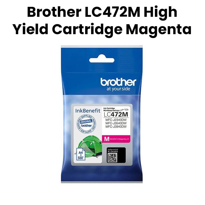 Genuine Brother High Yield Cartridge - Magenta | LC472M