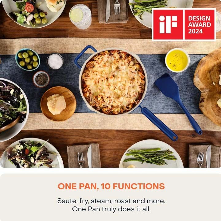 نوتريكوك مقلاة واحدة ٢٦ سم - أزرق بالكامل | NC-OP126AB