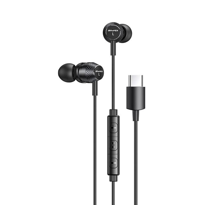 سماعة سلكية آوي أسود | TC-5