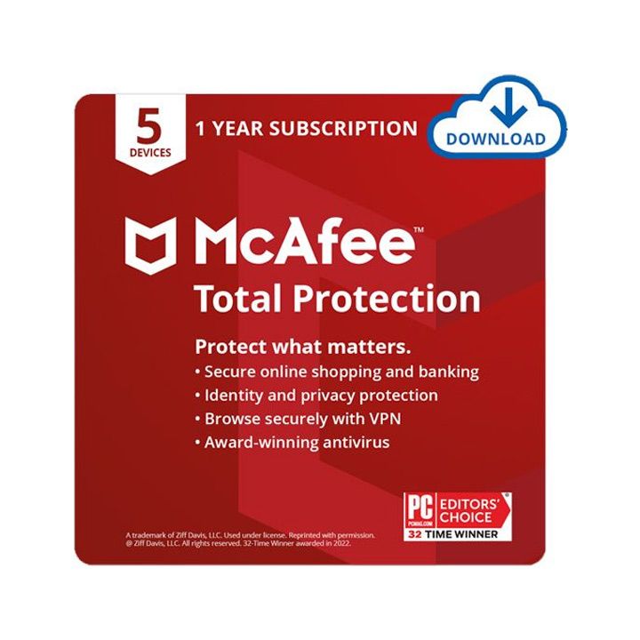 MCAFEE TOTAL PROTECTION - 5D QA ESD