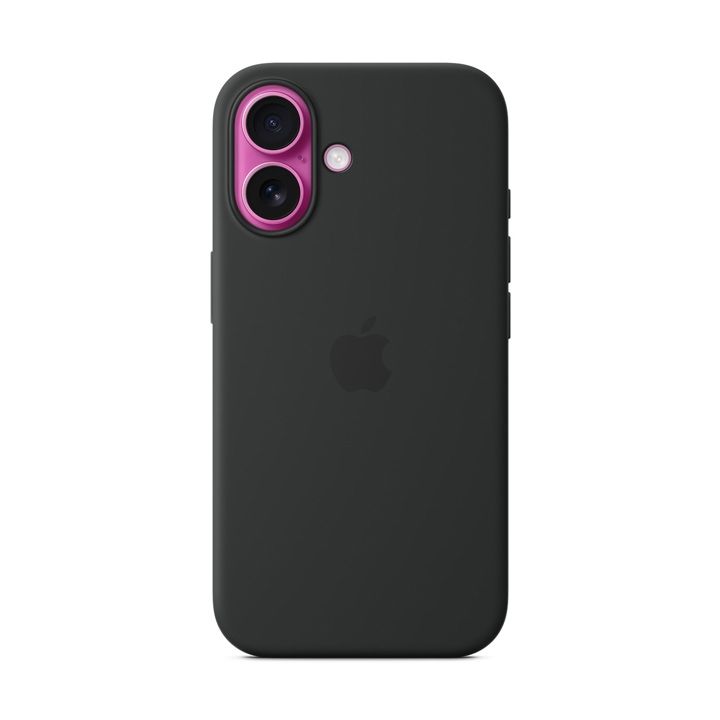 【ミハク】Apple iPhone 16 Buy Apple iPhone 16 Silicone Case With Magsafe Black-Zml | MYY13ZM