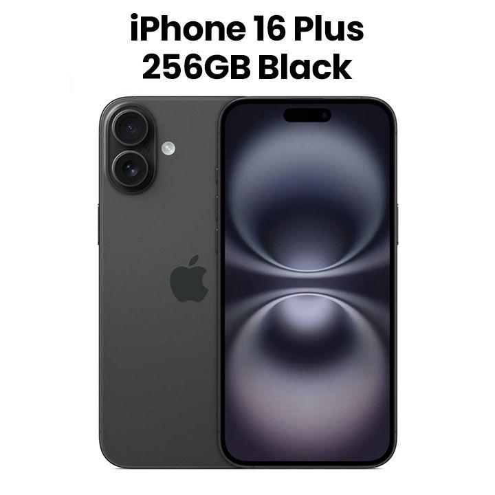 【週末限定値下げ】iPhone16 Black 256GB Buy Apple iPhone 16 Plus 256GB Smartphone - Black | MXVG3AE