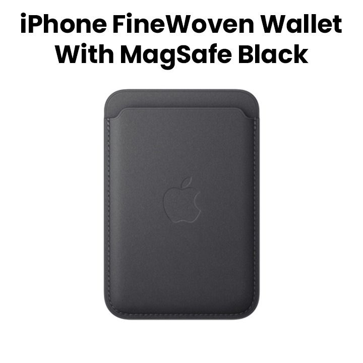 Buy Apple iPhone FineWoven Wallet - Black | MA6W4ZM/A Online in
