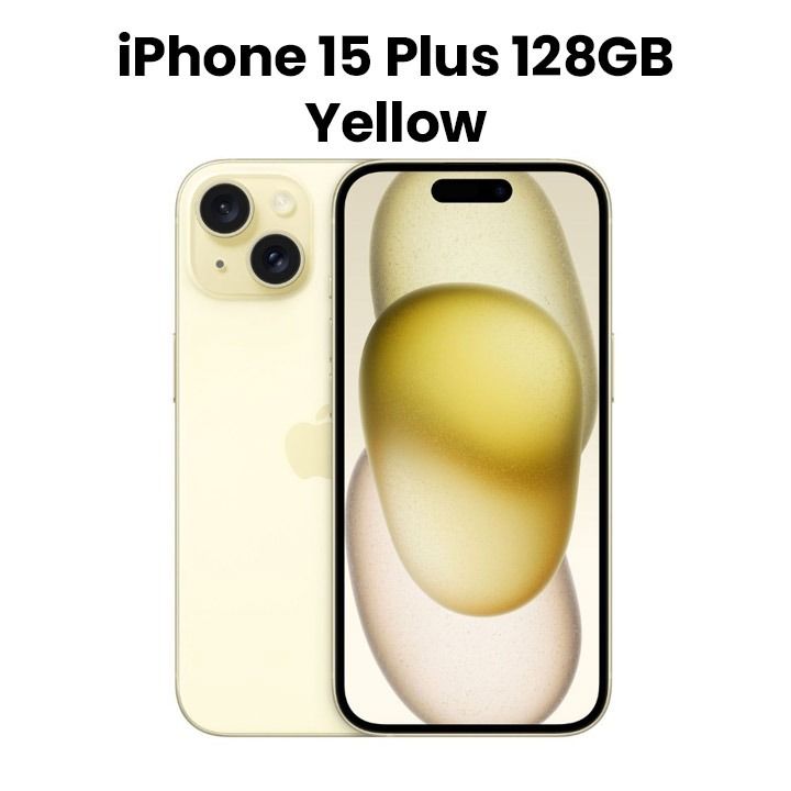 Buy Apple iPhone 15 Plus 128GB - Yellow | MU123AA/A Online in