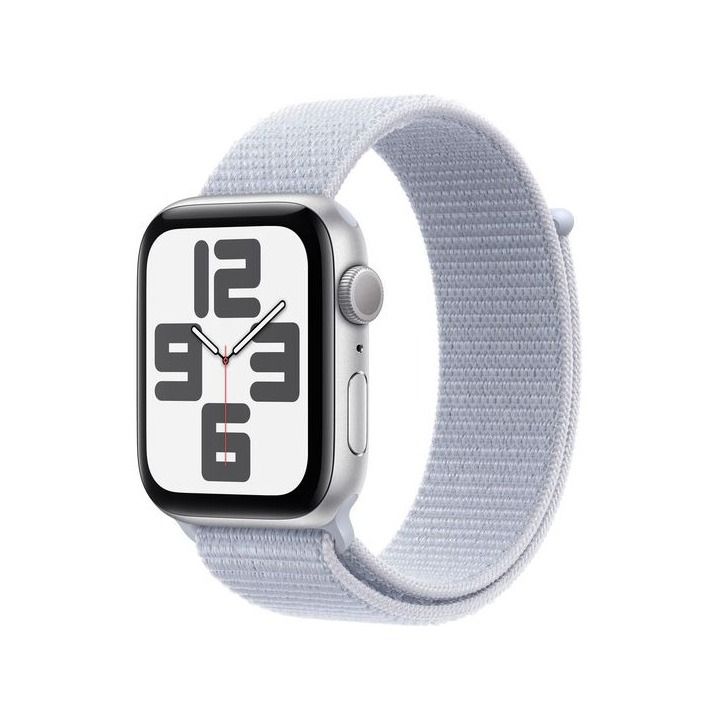 Buy Apple Watch SE GPS 44mm Silver Aluminium Case with Blue