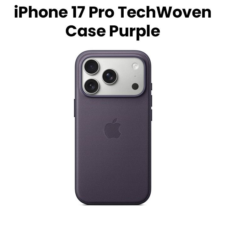 iPhoneアクセサリー iPhone 17 Pro TechWoven Case Apple iPhone 17 Pro TechWoven Case with MagSafe - Black