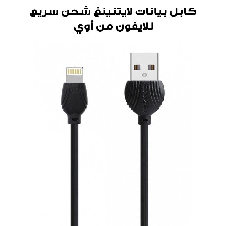 Awei iPhone Fast Charging Lightning Data Cable | CL-63