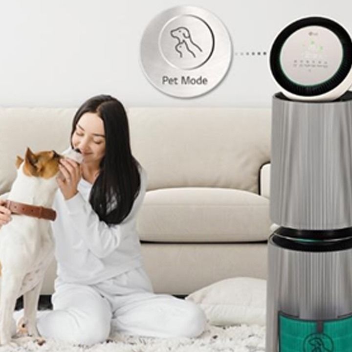 LG Puricare 360° Alpha Air Purifier with Allergy Care & Pet Mode | AS10GDBY0