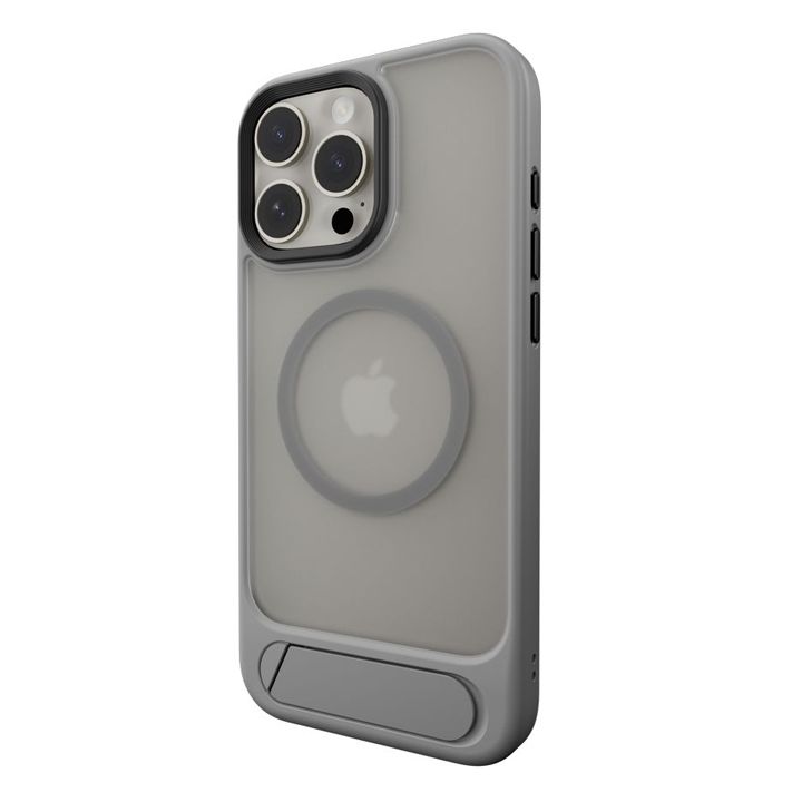 سويتش إيزي حافظة ماجسيف واقية مع حامل ستاند لآيفون 16 برو - تيتانيوم | SPH66P267TT24