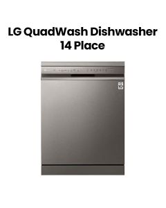 LG QuadWash 14 Place Settings, EasyRack Plus, Inverter Direct Drive, ThinQ Dishwasher | DFB512FP