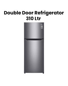 LG 310Ltrs Double Door Refrigerator Smart Inverter Compressor, Multi Air Flow, Smart Diagnosis | GR-C342SLBB