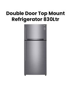 LG 830Ltrs Double Door Top Mount Refrigerator | GR-H842HLHL