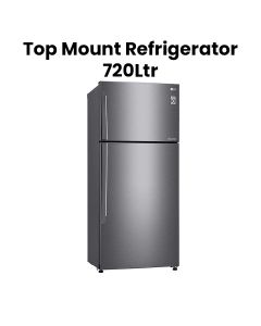 LG 720Ltrs Top Mount Refrigerator, Inverter Linear Compressor, Door Cooling Multi AirFlow | GN-C752HQCL