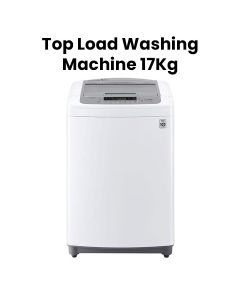 LG 17Kg Top Loading Washing Machine Made in Thailand - Middle Free Silver | T1785NEHT