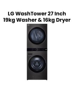 LG 2024 WashTower 27'' - 19kg Washer, 16kg Dryer 