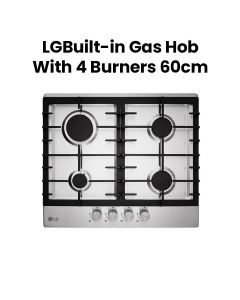 LG 2023 60cm Built-in Gas Hob with 4 Burners | HU641BBG
