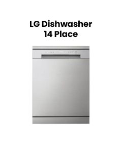 LG Dishwasher 14 Place Settings - Platinum Silver | DFC612FV