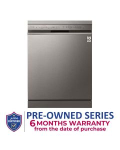LG Dishwasher with 8 Programs + 14 Place Settings Platinum Silver | DFC435FP