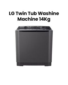 LG 14Kg Twin Tub Washine Machine Middle - Black | P1461RWNL