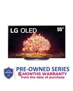 LG 55 Inch B1 Series Cinema Screen Design 4K Cinema HDR webOS Smart with ThinQ AI Pixel Dimming OLED TV | OLED55B1PVA