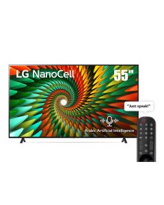 LG 2023 Nano77 Series 55 inch NanoCell 4K Smart TV | 55NANO776RA